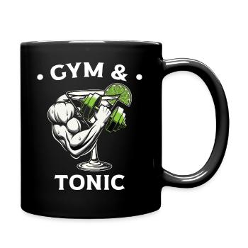 Gym & Tonic Fitness Fusion - Mug uni - noir - Droite