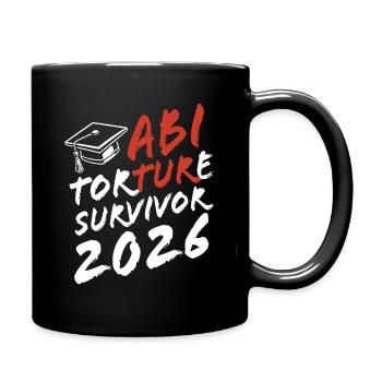 Abi Torture Survivor 2026 - It was torture - Full Colour Mug - black - Right