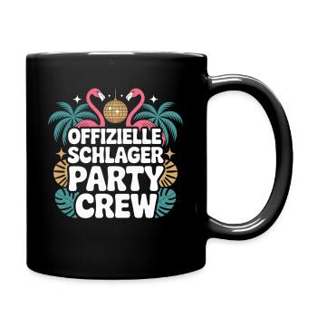 Schlager Party Crew Mallorca Flamingo JGA Malle - Tasse einfarbig - Schwarz - Rechts
