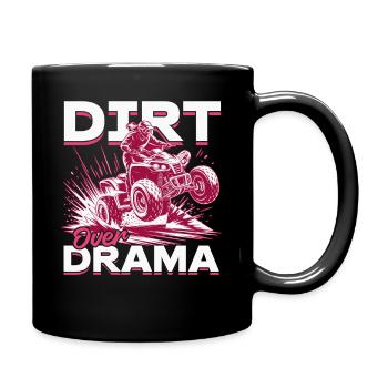 Quad ATV Woman Girl Four Wheeler - Full Colour Mug - black - Right