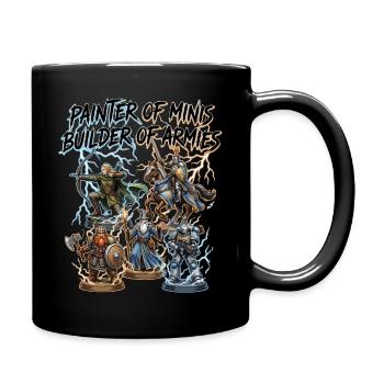 Artistes des Minis : Bâtisseurs des Armées - Mug uni - noir - Droite