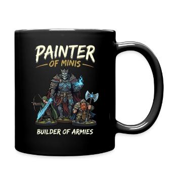 Maler der Minis Armeenbauer - Mug uni - noir - Droite