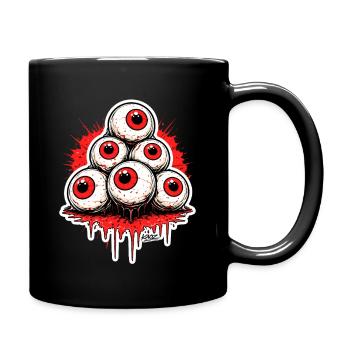 Red Eyed Eye Pile - Full Colour Mug - black - Right