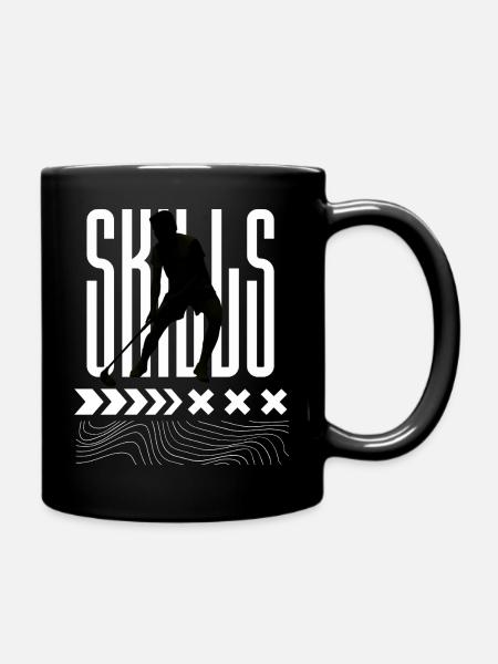 Compétences au floorball - Mug uni - noir