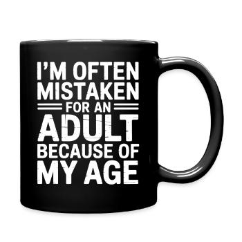 Dire que les jeunes ont l’air vieux Humour Cadeau drôle - Mug uni - noir - Droite