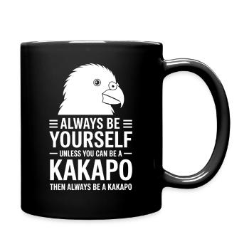 Kakapo Sprüche Kakapos Lustiges Kakapo Geschenk - Tasse einfarbig - Schwarz - Rechts