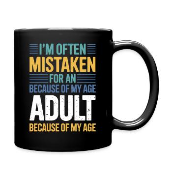 Dire que les jeunes ont l’air vieux Humour Cadeau drôle - Mug uni - noir - Droite