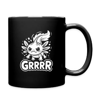 Grump Axolotl - Mug uni - noir - Droite