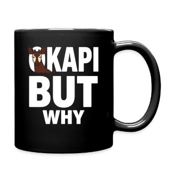 Okapi Lovers Okapi Animal Rare Wildlife Love - Full Colour Mug - black - Right
