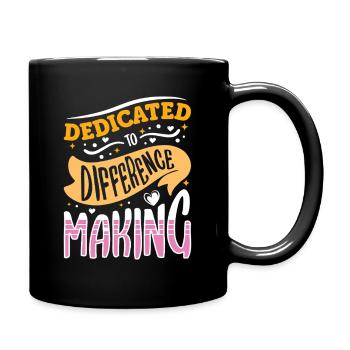 Geschenke für ESE-Lehrer - Tasse einfarbig - Schwarz - Rechts