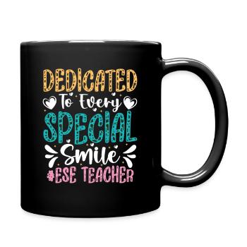 Geschenke für ESE-Lehrer - Tasse einfarbig - Schwarz - Rechts