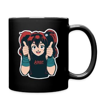 Kaoz Cheer Avatar - Tasse einfarbig - Schwarz - Rechts