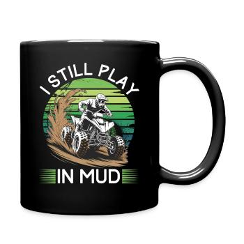 Quad ATV Garçons Hommes Quad Wheeler - Mug uni - noir - Droite