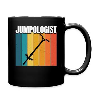  Jumpologist Pogo Stick Jumping Champion Bouncing - Full Colour Mug - black - Right
