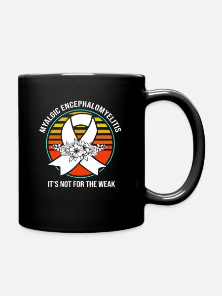 ME CFS - Tasse einfarbig - Schwarz