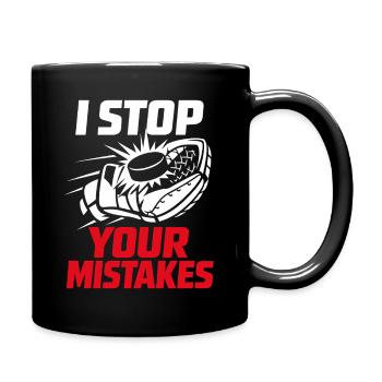 Hockey Goalie Geschenk Goalie Life Hockey Goalie - Tasse einfarbig - Schwarz - Rechts