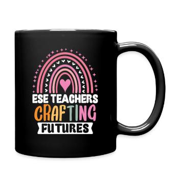 Geschenke für ESE-Lehrer - Tasse einfarbig - Schwarz - Rechts