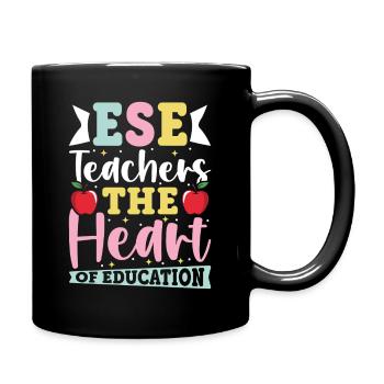 Geschenke für ESE-Lehrer - Tasse einfarbig - Schwarz - Rechts