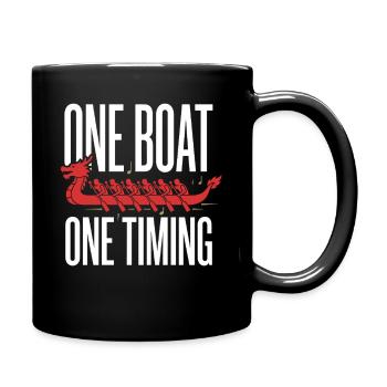 Dragon Boat Club Paddler Team Dragon Boat Gift - Full Colour Mug - black - Right