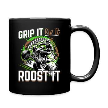 Quad ATV Garçons Hommes Quad Wheeler - Mug uni - noir - Droite