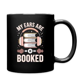 Hörbücher Buchliebhaber Ears Are Booked - Tasse einfarbig - Schwarz - Rechts