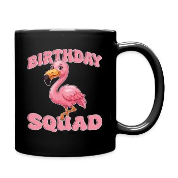 Équipe d’anniversaire Croisière d’été sur la plage Flamingo - Mug uni - noir - Droite