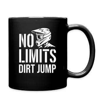 Saut de terre sans limites à vélo - Mug uni - noir - Droite