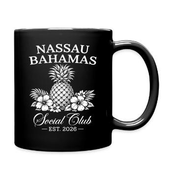 Nassau Bahamas Social Club Créé 2026 - Mug uni - noir - Droite
