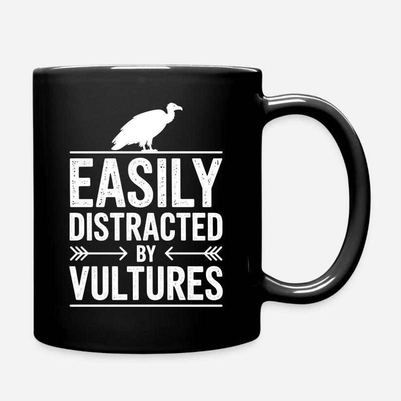 Vulture Sayings Vulture Funny Vulture Gift - Full Colour Mug - black