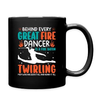 Danseuse de l’école de danse Vortex Dance - Mug uni - noir - Droite