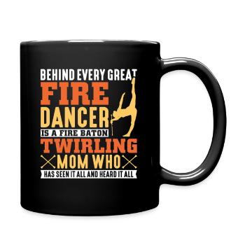 Danseuse de l’école de danse Vortex Dance - Mug uni - noir - Droite
