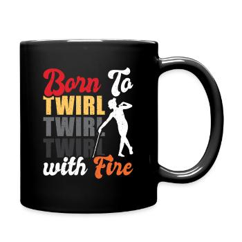 Danseuse de l’école de danse Vortex Dance - Mug uni - noir - Droite