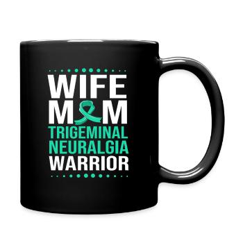 Névralgie du trijumeau - Mug uni - noir - Droite