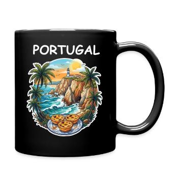 Falaises du Portugal - Mug uni - noir - Droite