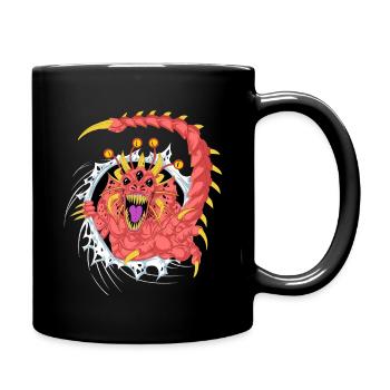 Alien Monster 3D Shirt - Full Colour Mug - black - Right
