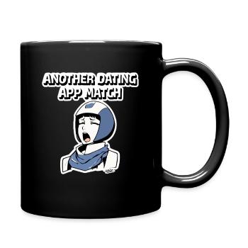 Un autre match d’application de rencontres Cry Astronaut - Mug uni - noir - Droite
