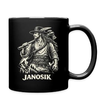 Janosik Polish Highland Legend - Full Colour Mug - black - Right