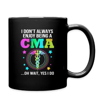 Assistant médical MFA - Mug uni - noir - Droite