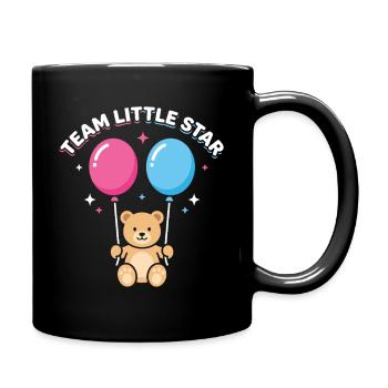 Team Boots Or Bows Western Reveal Design - Tasse einfarbig - Schwarz - Rechts