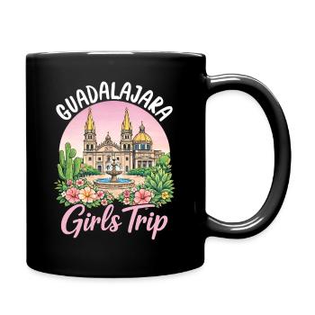 Guadalajara Girls Trip - Tasse einfarbig - Schwarz - Rechts