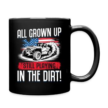 UTV Tout-Terrain Boy Men 4 Wheels Side by Side - Mug uni - noir - Droite
