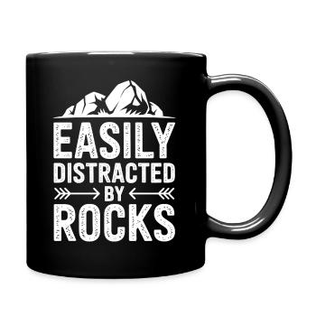 Stones Sayings Stones Funny Stones Gift - Full Colour Mug - black - Right