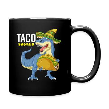 Tacosaurus Cinco De Mayo Hemd - Tasse einfarbig - Schwarz - Rechts