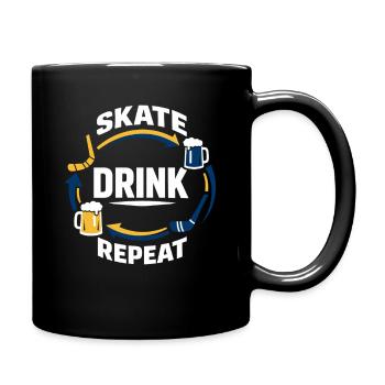 Ligue de la Bière Hockey Humour des joueurs drôles de hockey - Mug uni - noir - Droite