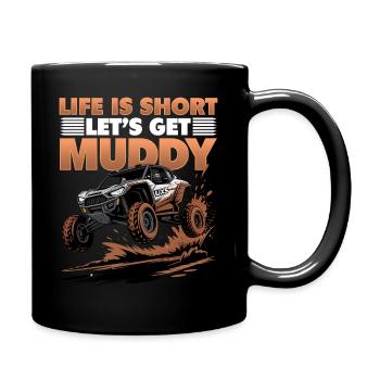UTV Tout-Terrain Boy Men 4 Wheels Side by Side - Mug uni - noir - Droite