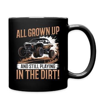 UTV Tout-Terrain Boy Men 4 Wheels Side by Side - Mug uni - noir - Droite