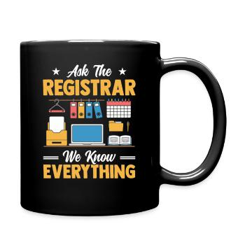 School Secretary School Office Secretariat School - Full Colour Mug - black - Right