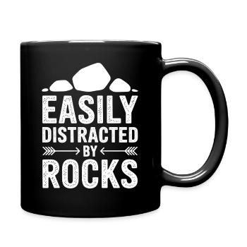 Stones Sayings Stones Funny Stones Gift - Full Colour Mug - black - Right