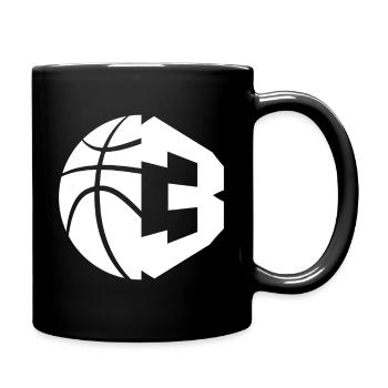 NR. 3 BASKETBALL NUMMER 3 BASKETBALL 3. GEBURTSTAG - Tasse einfarbig - Schwarz - Rechts
