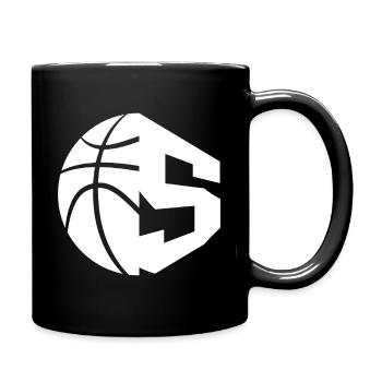 NR. 5 BASKETBALL NUMMER 5 BASKETBALL 5. GEBURTSTAG - Tasse einfarbig - Schwarz - Rechts